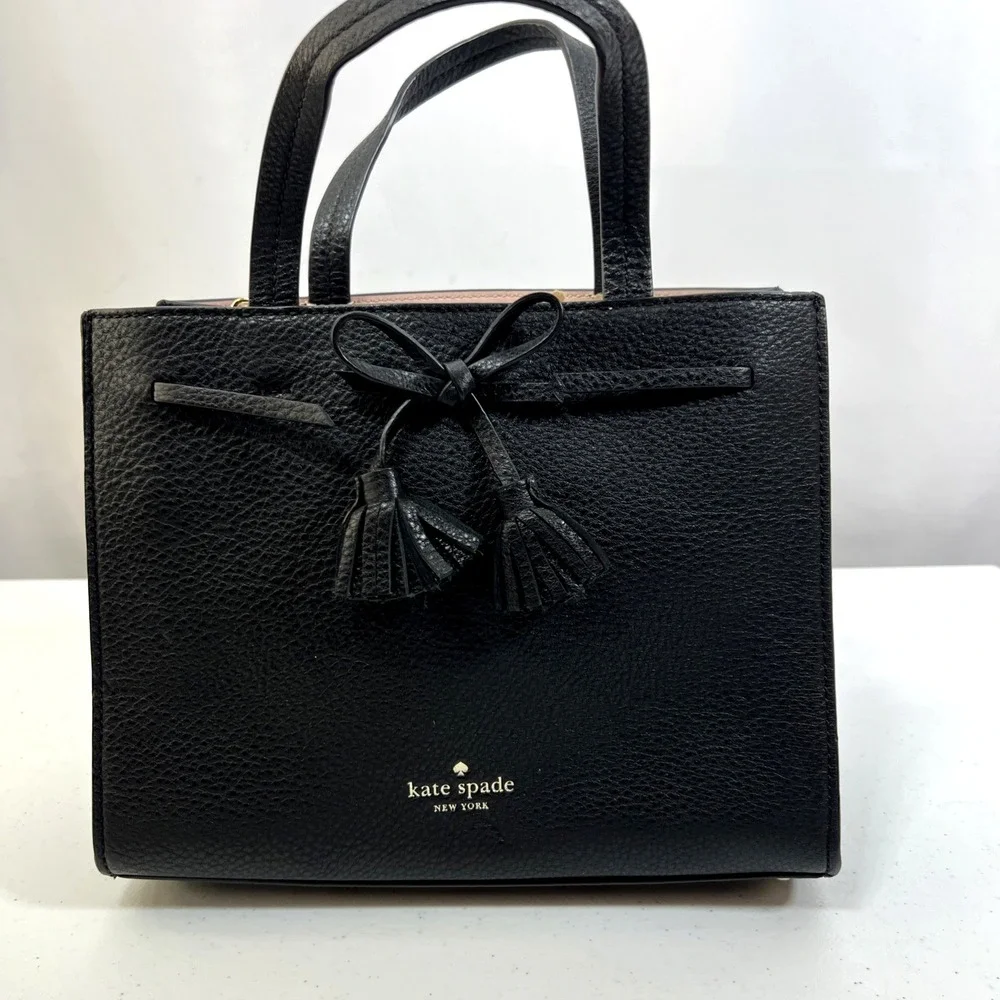 Kate‎ Spade Hayes Street Small Black Sam Satchel Bag